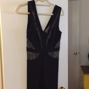 Bcbg maxazria Black floor length dress